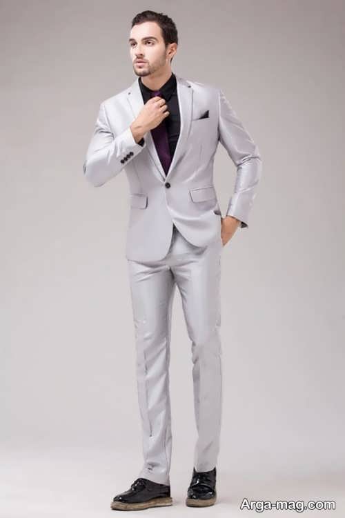 کت و شلوار رنگ روشن 