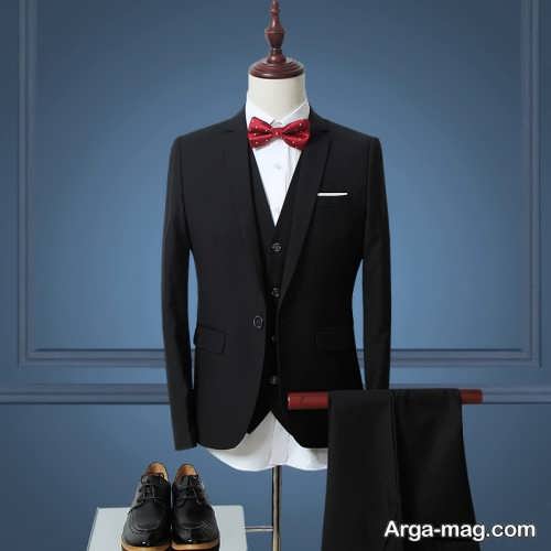 مدل کت و شلوار مشکی 