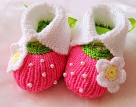 مدل های زیبای پاپوش بافت نوزادی