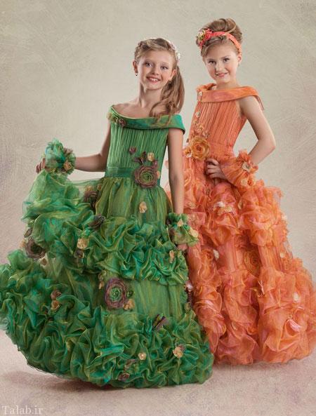 جدیدترین مدل های لباس مجلسی دخترانه و بچه گانه 2016