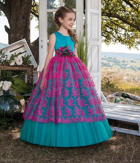 لاکچری ترین مدل لباس های دخترانه بلند و جذاب