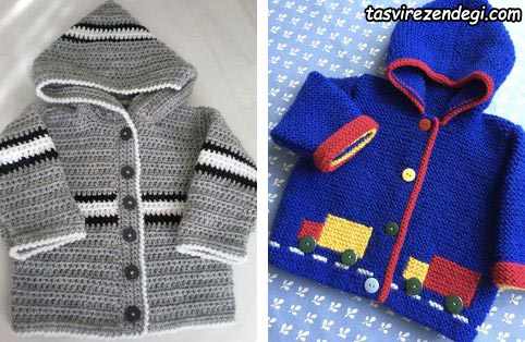 ژاکت بافتنی پسرانه سویشرت