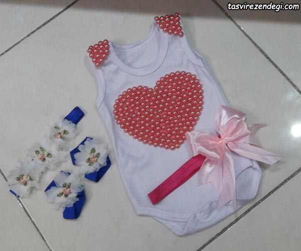 ست لباس جشن دندونی دخترانه