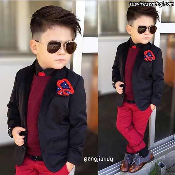 مدل لباس پسرانه کت شلوار اسپرت