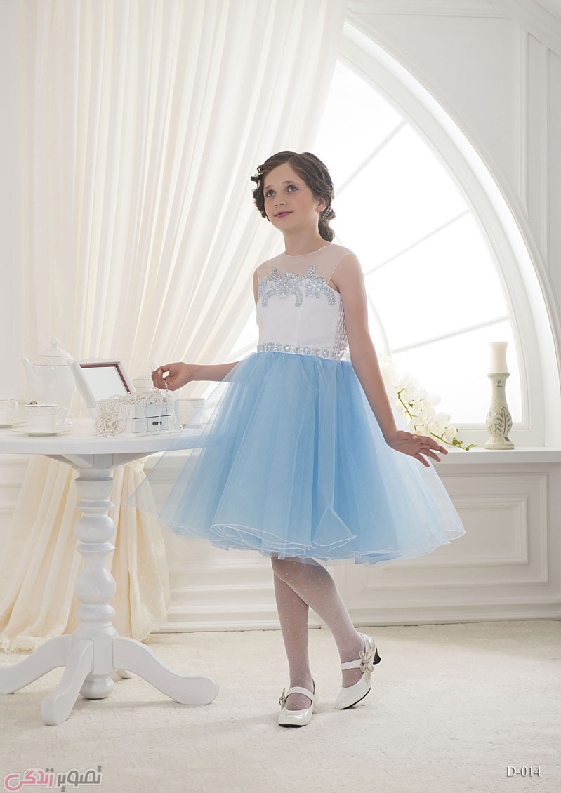 لباس مجلسی بچه گانه, پیراهن حریر مجلسی دخترانه