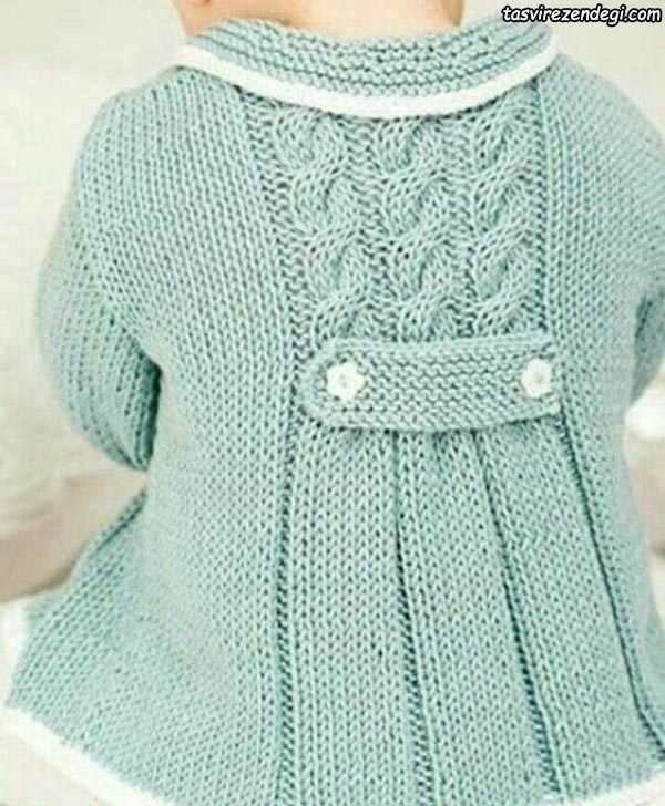 پالتو بافتنی دخترانه