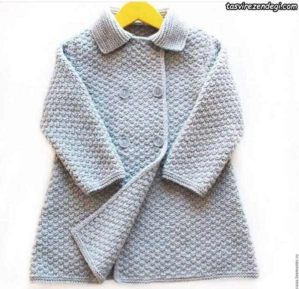 پالتو بافتنی دخترانه
