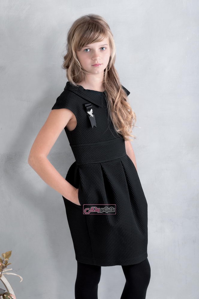 مدل های جدید سارافان دخترانه - مدل لباس پاییزی بچه گانه 