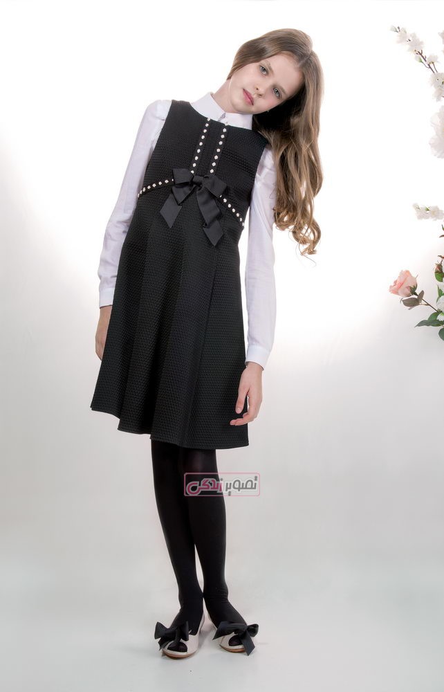 مدل های جدید سارافان دخترانه - مدل لباس پاییزی بچه گانه 