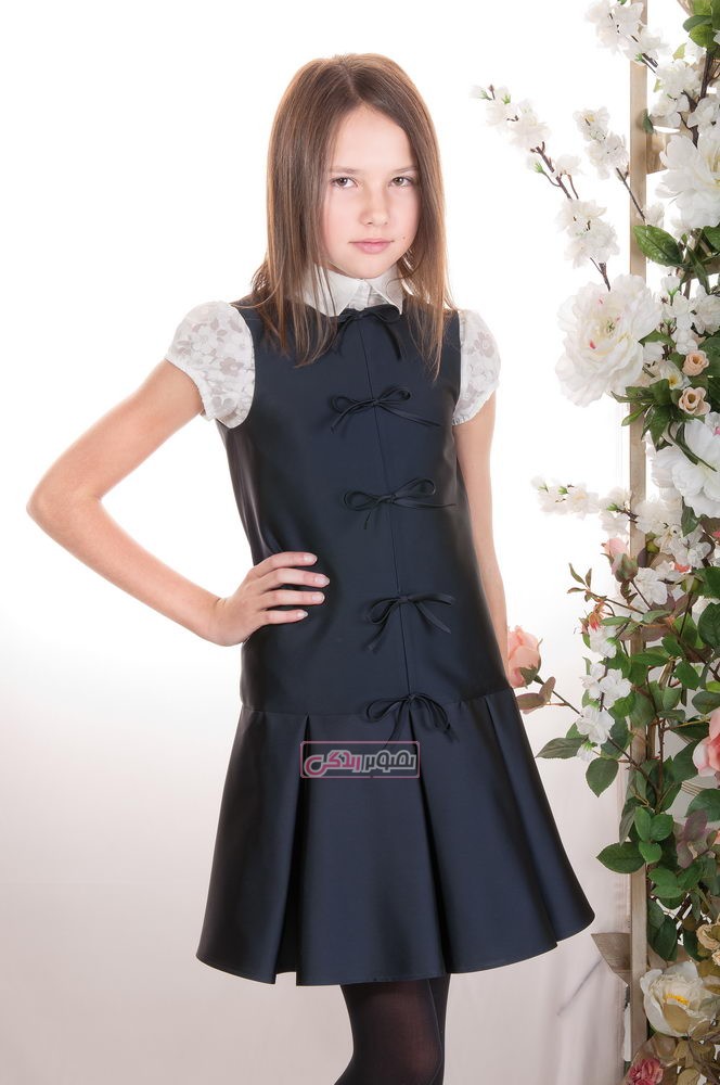 مدل های جدید سارافان دخترانه - مدل لباس پاییزی بچه گانه 