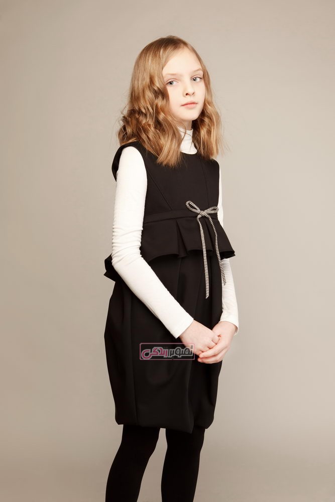 مدل های جدید سارافان دخترانه - مدل لباس پاییزی بچه گانه 