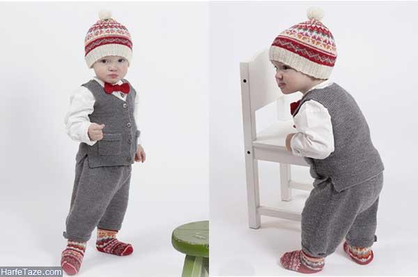 لباس بافتنی بچه گانه