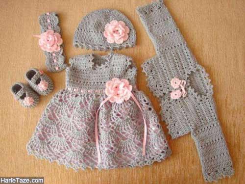 لباس بافتنی بچه گانه