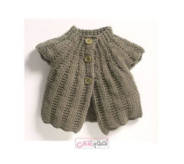handmade knitted sweater children 11 - مدل ژاکت بافتنی دخترانه امسال + پالتو، کلاه ، دستکش و هدبند