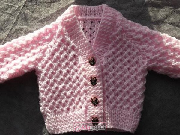 handmade knitted sweater children 5 - مدل ژاکت بافتنی دخترانه امسال + پالتو، کلاه ، دستکش و هدبند