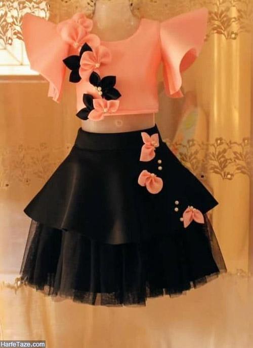 پیراهن پرنسسی بچه گانه