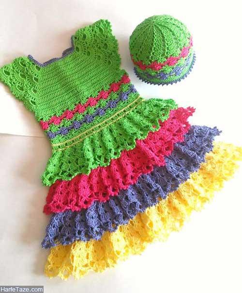 پیراهن کاموایی بچگانه