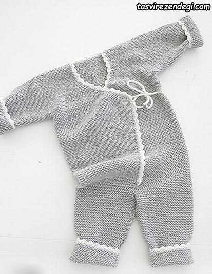 مدل سرهمی بافتنی میل بافی