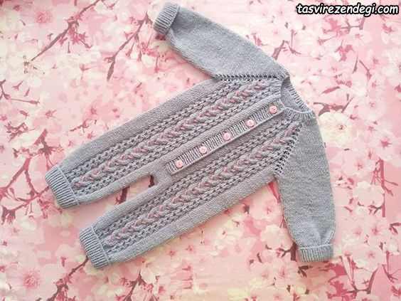 مدل سرهمی بافتنی میل بافی