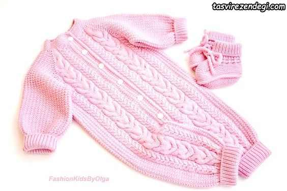 مدل سرهمی بافتنی دخترانه میل بافی