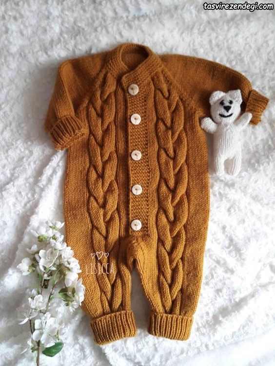 مدل سرهمی بافتنی میل بافی