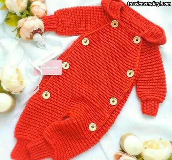 مدل سرهمی بافتنی قلاب بافی