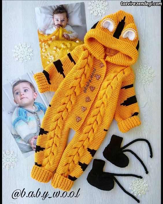 مدل سرهمی بافتنی میل بافی