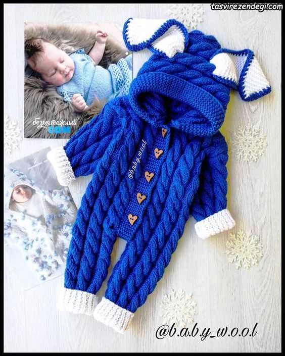 مدل سرهمی پسرانه بافتنی میل بافی