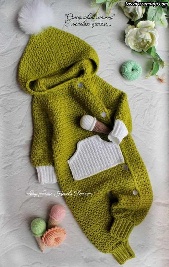 مدل سرهمی بافتنی قلاب بافی