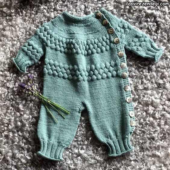 مدل سرهمی بافتنی میل بافی 