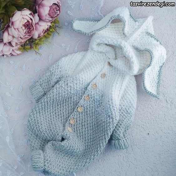 مدل سرهمی بافتنی میل بافی 