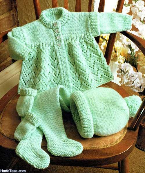 ست لباس بافتنی