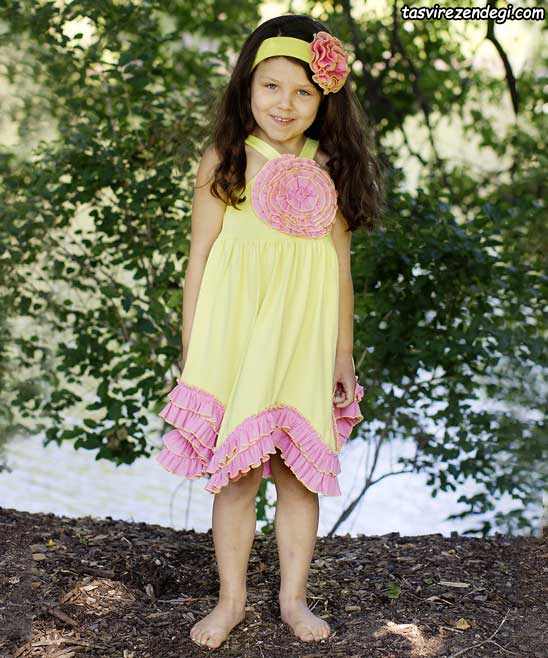 مدل لباس تابستانی دخترانه ,پیراهن تابستانه بچگانه