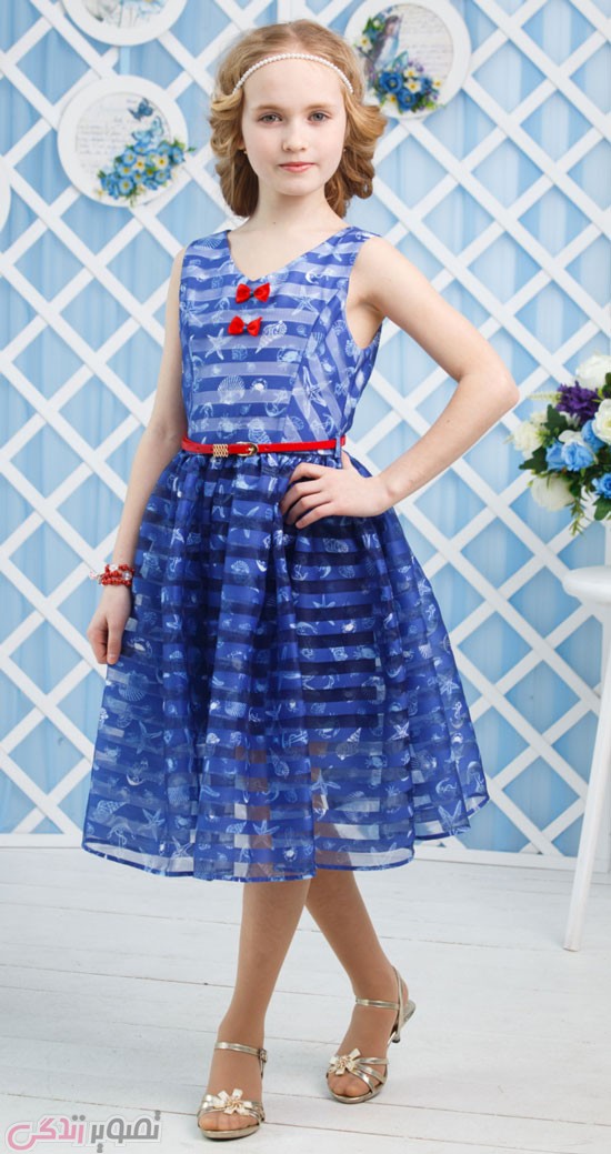 پیراهن حریر بچه گانه , لباس مجلسی دخترانه
