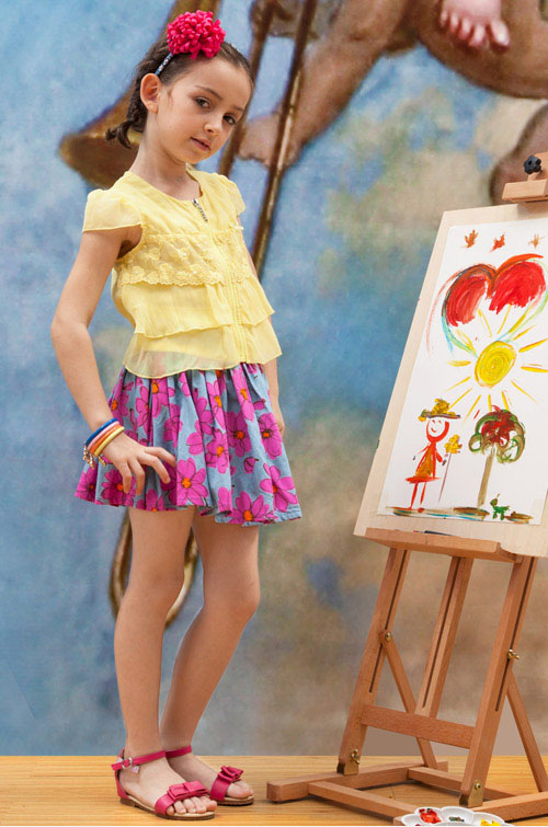 زیباترین مدل های پیراهن دخترانه - مدل لباس بچگانه 