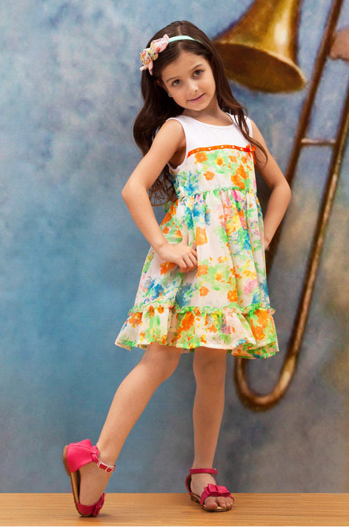 زیباترین مدل های پیراهن دخترانه - مدل لباس بچگانه 