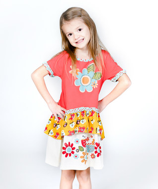 پیراهن بچگانه -  سارافان بچگانه - بلوز شلوار بچگانه - مدل لباس بهاری دخترانه