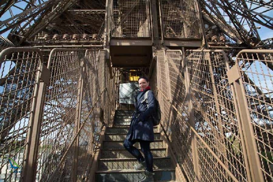 پله های برج ایفل