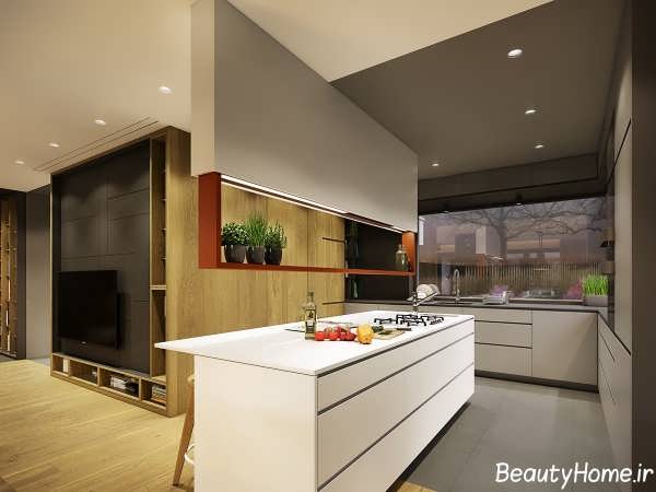 دکوراسیون آشپزخانه با طراحی مدرن