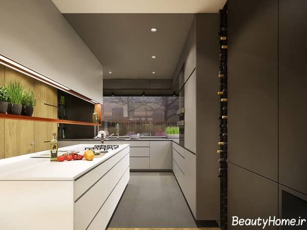 دیزاین دکوراسیون داخلی پاییزی در آشپزخانه 