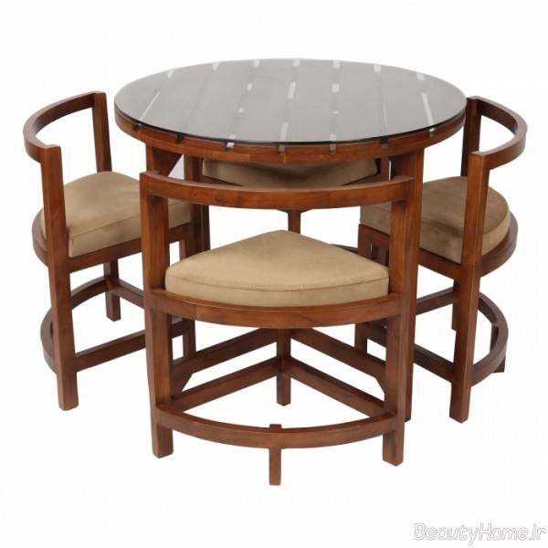 میز صبحانه خوری گرد 