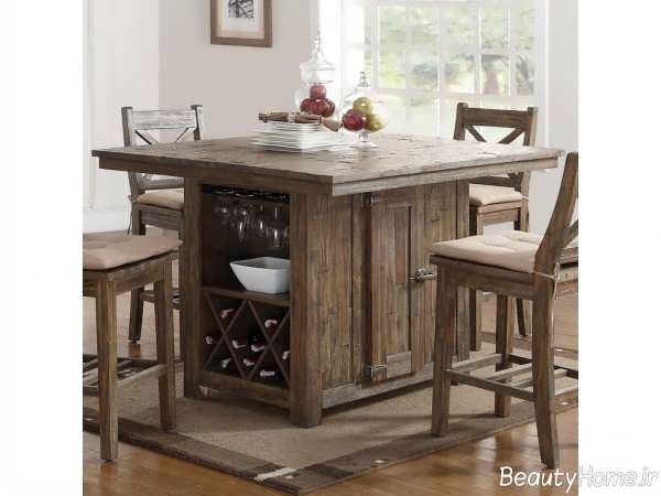 میز بار چوبی 