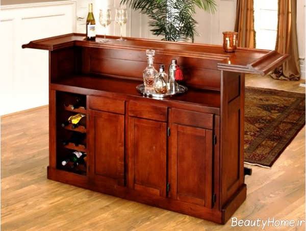 میز بار چوبی 