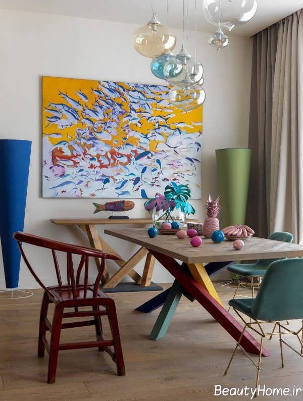 اتاق رنگی نشیمن