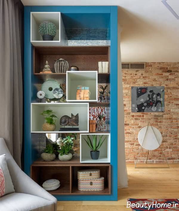 دکوراسیون آبی رنگ اتاق 