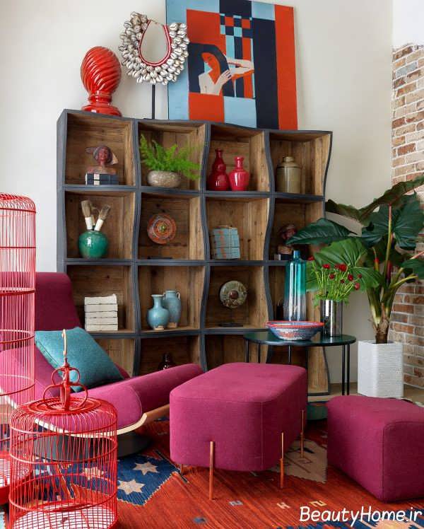 دکوراسیون سرخابی- آبی