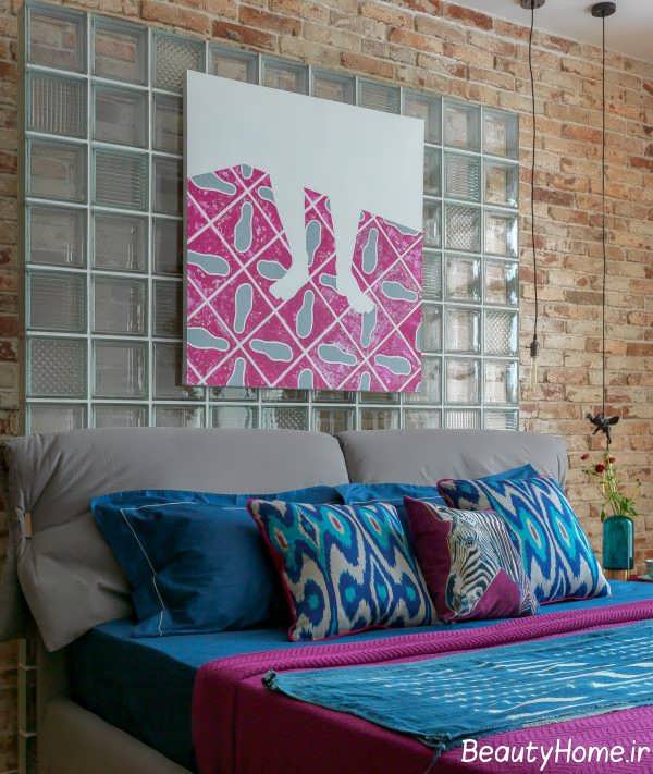 تم رنگی در اتاق خواب