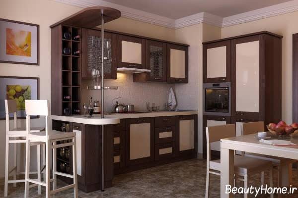 انواع طرح های کابینت آشپزخانه 