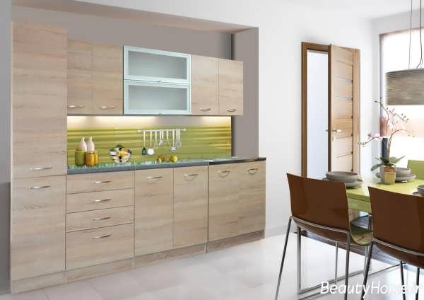 کابینت با روکش چوبی 