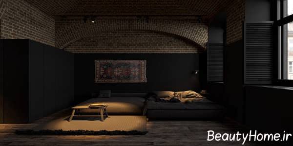 چیدمان منزل با تم تیره